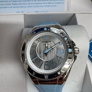 Invicta Silver and Blue Women's Watch